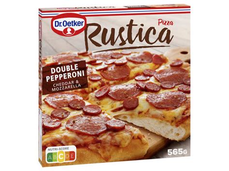 Pizza Droetker Rústica Double Pep Chedar E Mozzarela 575g Auchan