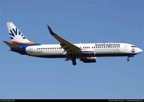 Aircraft Photo Of D ASXF Boeing 737 8AS SunExpress AirHistory Net