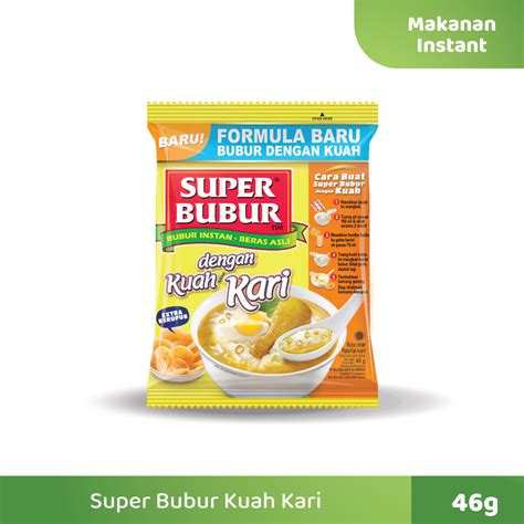 Jual Super Bubur Instant Bergizi Gr Satuan Super Bubur Single Abon