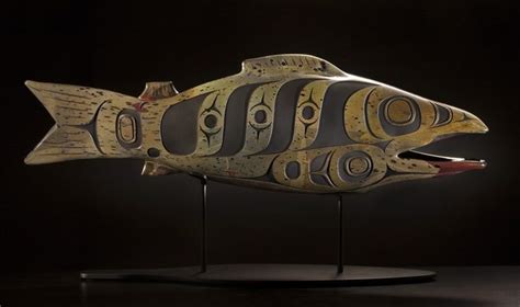 Salmon By Preston Singletary Tlingit Artist Xp70907 Tlingit Glass Art Sculpture Native Art