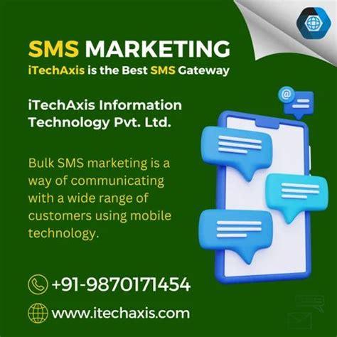 Promotional Bulk SMS Services SMS Gateway Itechaxis Information