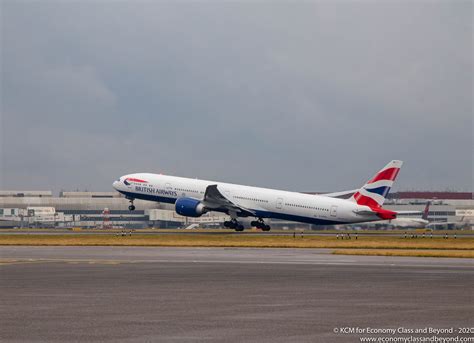 British Airways Boeing Er Taking Off From London Heathrow