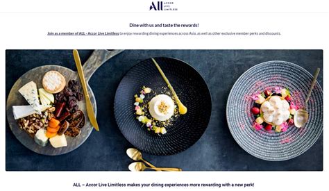 Earn Accor Live Limitless All Points On Dining With No Stay Required