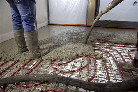 Betonvloer Storten Op Zand Willem Designvloeren