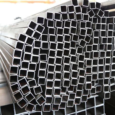 Black Stocking Steel Square And Rectangular Iron Pipe Tube Price