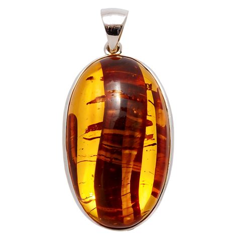 Download Polished Amber Pendant Png Oxo92
