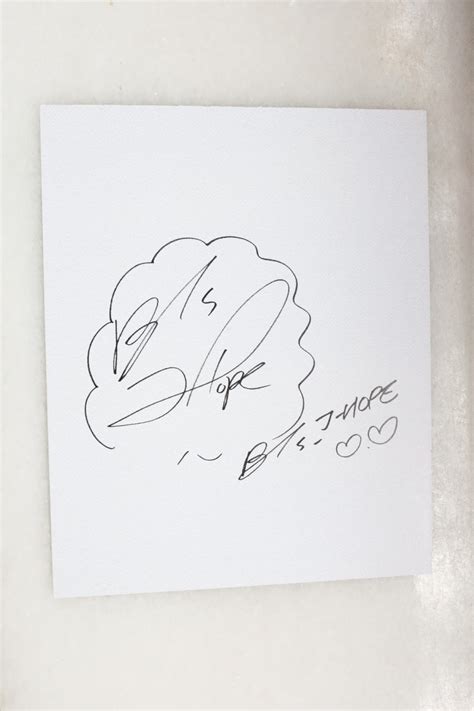 Kpop Scans J Hope Bts Young Forever Photocard Autograph