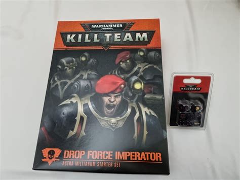 Kill Team Astra Militarum Drop Force Imperator Box Set Plus Dice Oop