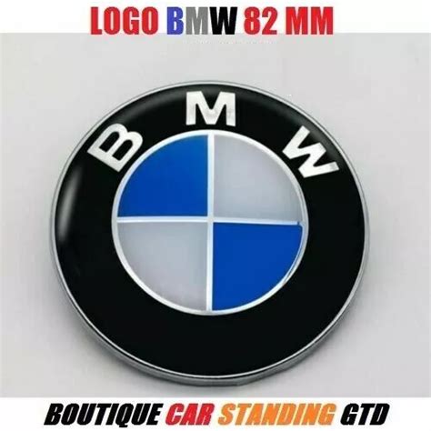 LOGO BMW 82MM Capot Emblème E46 E90 E92 E60 E34 E36 E39 X3 X5 X6 EUR