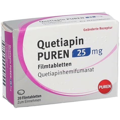 Quetiapin Puren Mg St Mit Dem E Rezept Kaufen Shop Apotheke