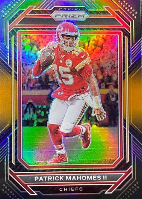 Patrick Mahomes Ii Chronicles Pb Prizm Black Orange Price