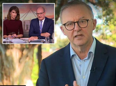 Election 2022 Sunrise Hosts Clash With Anthony Albanese Over Next