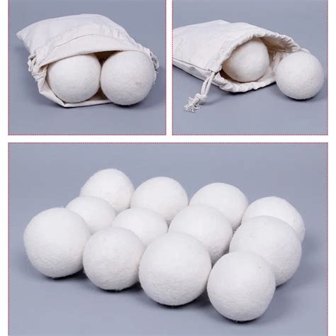 Pcs Pack Cm Felt Ball Laundry Washing Ball Wool Dryer Balls Reusable