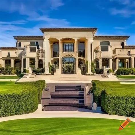 Luxurious Mega Mansion In An Exclusive California Neighborhood On Craiyon