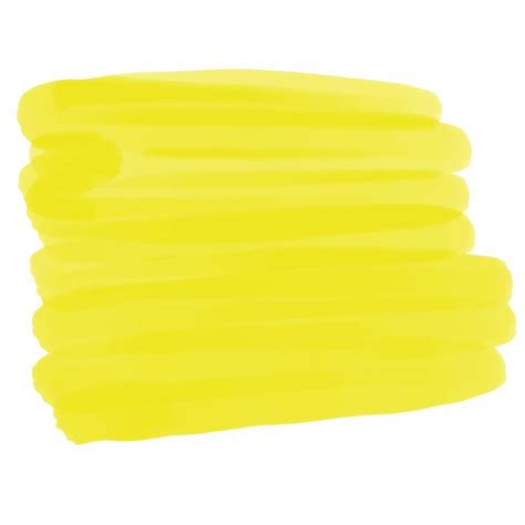 Yellow Watercolor Blot In Hand Drawn Style On White Background Vector