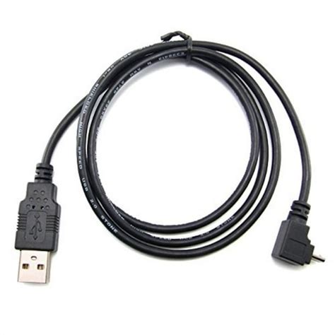 Goliton Up Angled 90 Degree Micro Usb Male To Usb 2 0 Data Charge Cable For Cell Phone Tablet