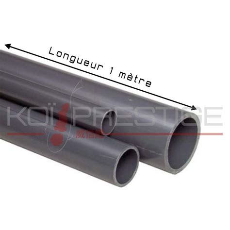 Tube PVC pression rigide pour bassin qualité PN 16 vendu au mètre