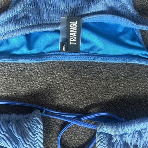 Triangl Bikini Set Medium Top Small Bottoms Fading Depop