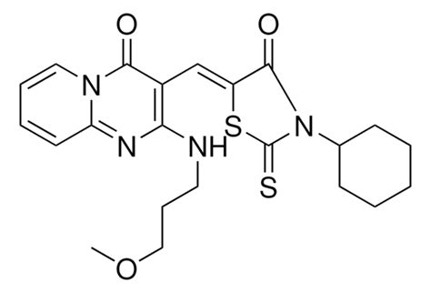 3 Z 3 CYCLOHEXYL 4 OXO 2 THIOXO 1 3 THIAZOLIDIN 5 YLIDENE METHYL 2