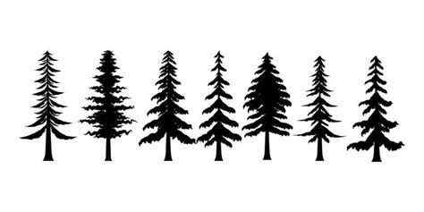 Forest Silhouette Vector Art Icons And Graphics For Free Download