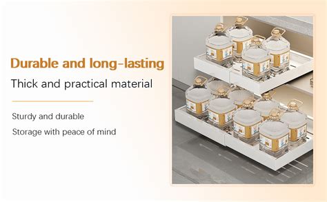 Sidobelei Pull Out Drawers For Cabinet Expandable Pull Out Cabinet