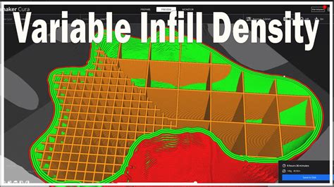 Variable Infill Density Cura 5 3D Printing YouTube