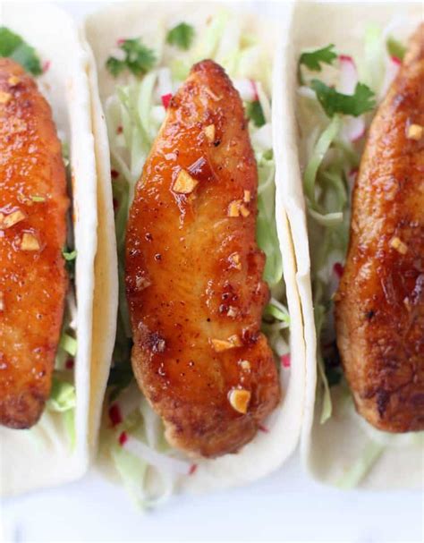 Honey Chipotle Chicken Tacos Inquiring Chef