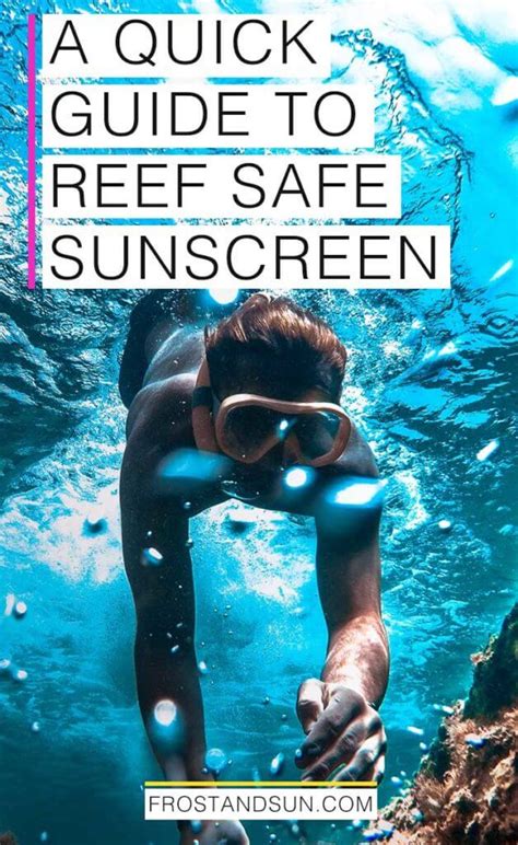 A Quick Guide to Reef Safe Sunscreen | Frost + Sun