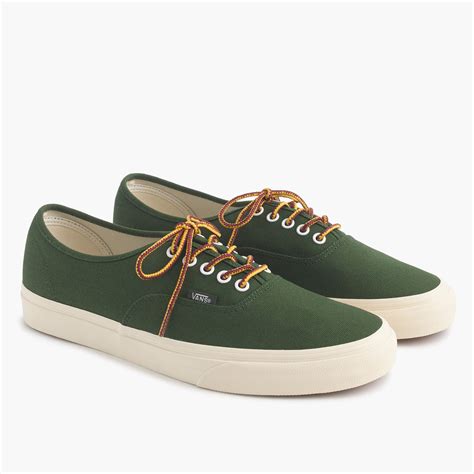 J Crew Vans For J Crew Heavy Canvas Authentic Sneakers For Men