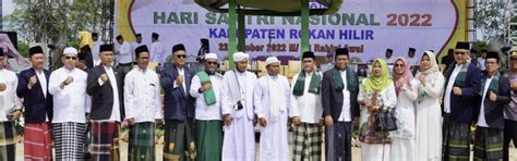 Wabup Rohil Hadiri Upacara Peringatan Hari Santri Nasional Di Ponpes