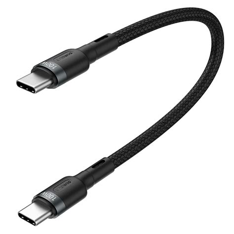 Sunguy Usb C Vers Usb C Cable W C Ble De Charge Usb C Court M