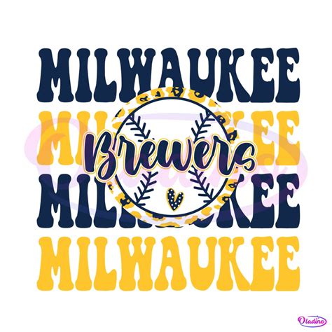 Milwaukee Brewers Baseball Mlb Svg