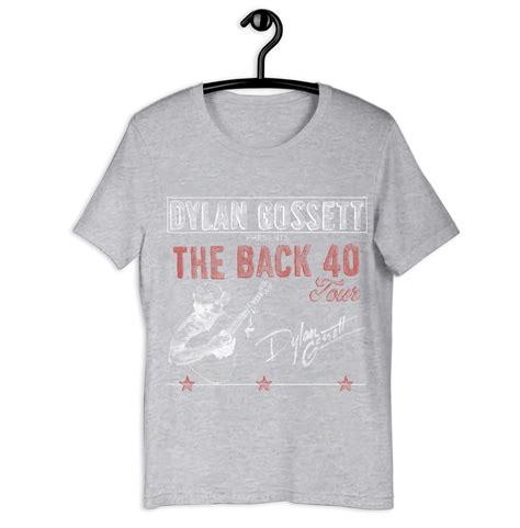 Dylan Gossett The Back Tour Tshirt Dylan Gossett Fan Shirt