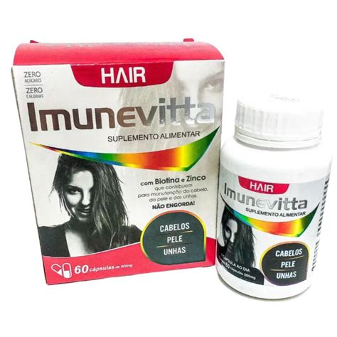 Imunevitta Hair C Ps Eurofito Supremo Suplementos