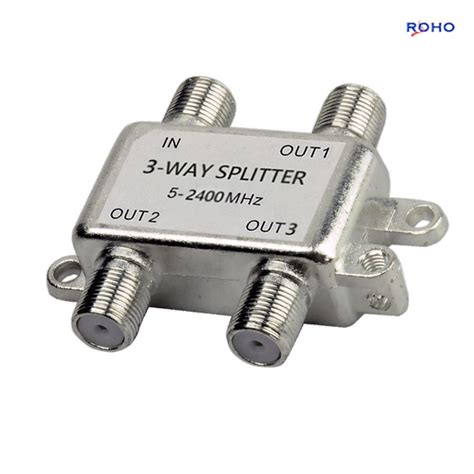 Way Mhz Satellite Splitter Port Tv Signal Satellite Coaxial