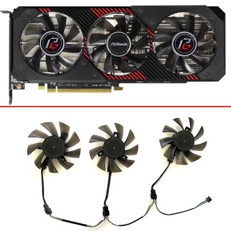 Ventilador De Refrigeraci N Para Asrock Radeon Rx Xt Taichi X G