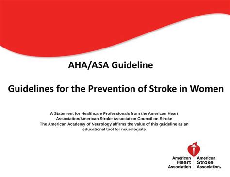 Pdf Aha Asa Guideline Guidelines For The Prevention Of Stroke Wcm