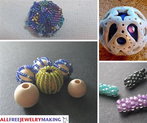 How to Make a Beaded Bead: 8 Easy Beaded Bead Patterns ...