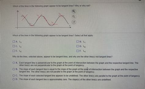 Solved Which Of The Lines In The Following Graph Appear To Chegg