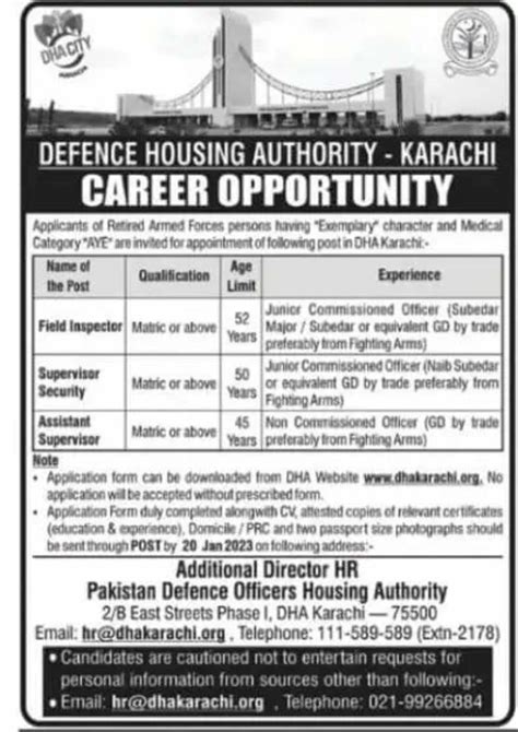 Dha Karachi Jobs 2023 Apply Now Online Pak Jobs Pro