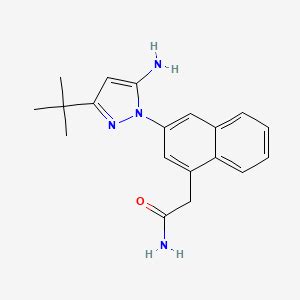 Buy 2 3 5 Amino 3 Tert Butyl 1H Pyrazol 1 Yl Naphthalen 1 Yl