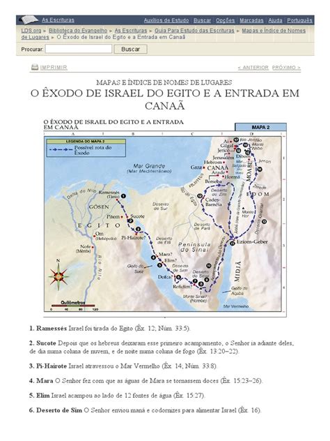 Pdf Mapas E Índice De Nomes De Lugares O Êxodo De Israel Do Egito E