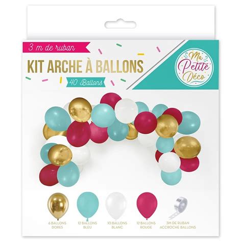 Kit Arche de Ballons Colorés Chics 40 ballons Tralala Fêtes fr