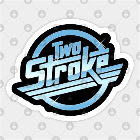 Two Stroke Motorcycle Sticker Teepublic