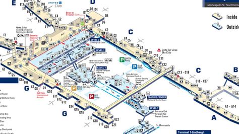 Airport Map For Msp Airport Map Minneapolis Map | Images and Photos finder
