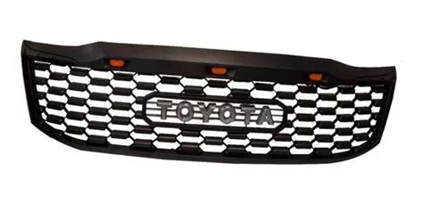 Parrilla Toyota Hilux Vigo 2012 2013 2014 2015 Luz Led Ambar