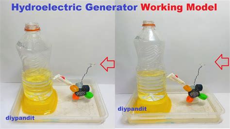 Hydroelectric Generator Working Model For School Science Project