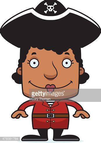 Cartoon Smiling Pirate Woman Stock Vector Royalty Free Freeimages