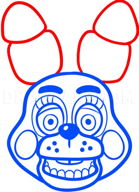 Learn How To Draw Bonnie Five Nights At Freddys Step By Step Images