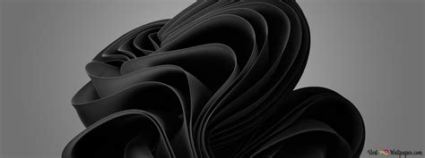 Windows 11 black 4K wallpaper download